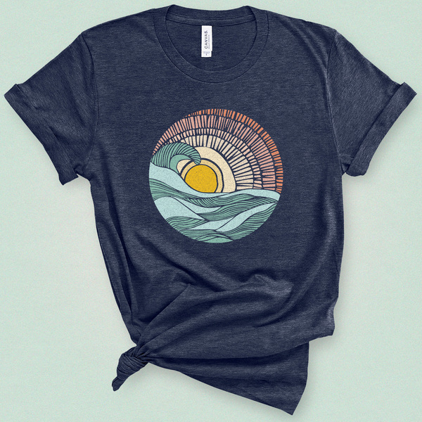 Barrel Wave Sunset Classic Tee