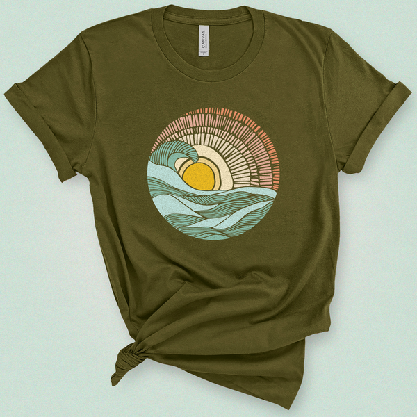 Barrel Wave Sunset Classic Tee