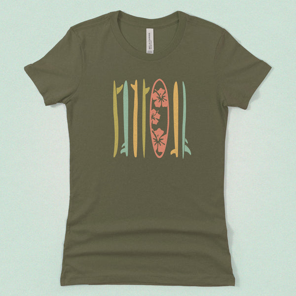 Funky Surfboards Women's Tee