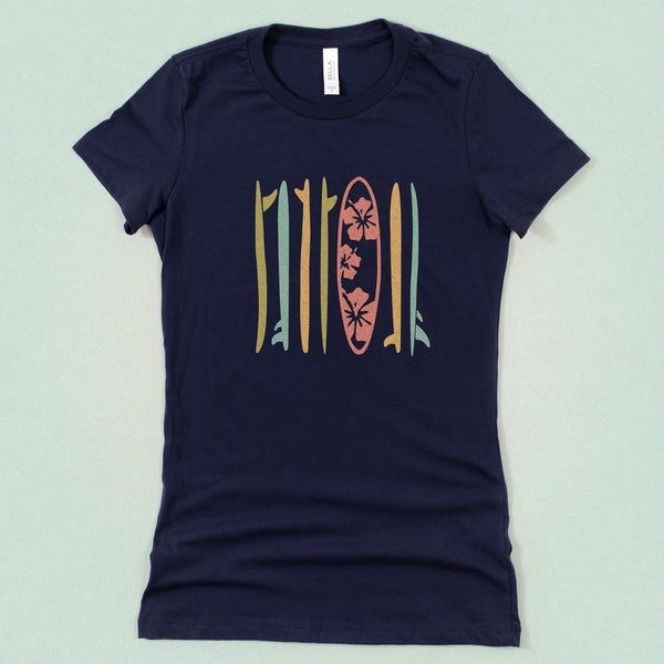 Funky Surfboards Women's Tee