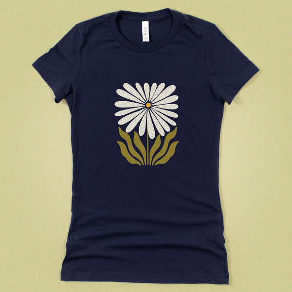 Modern Daisy Flower Women's Tee