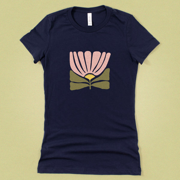 Modern Abstract Flower Women's Tee