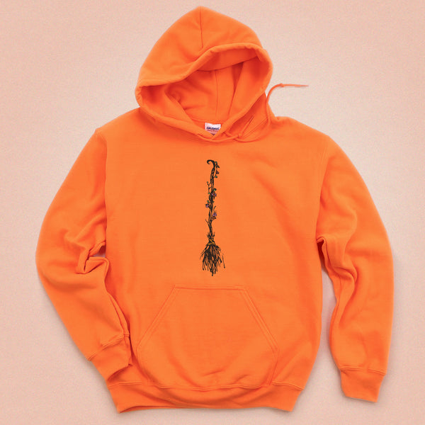 Witches Broom Hooded Sweatshirt