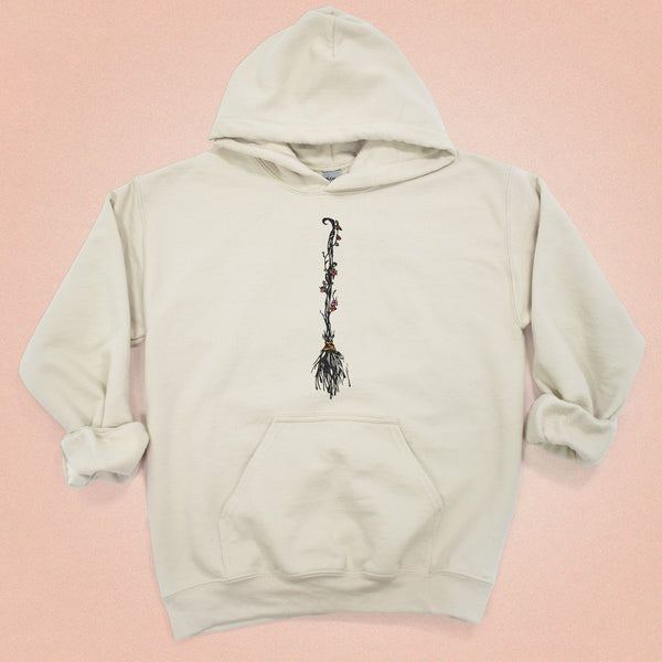 Witches Broom Hooded Sweatshirt