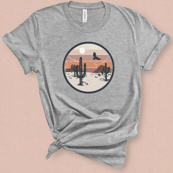Desert Cactus Graphic Tee - MoxiCali
