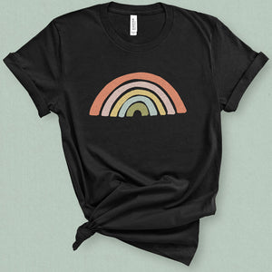 Pastel Rainbow Graphic Tee - MoxiCali