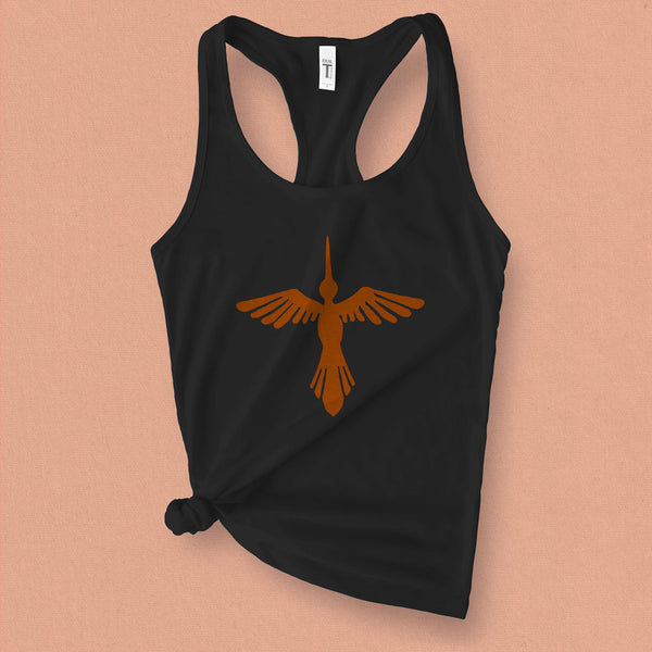 Boho Hummingbird Graphic Tank Top - MoxiCali