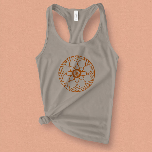 Boho Mandala Boho Graphic Tank Top - MoxiCali