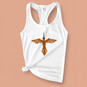 Boho Hummingbird Graphic Tank Top - MoxiCali