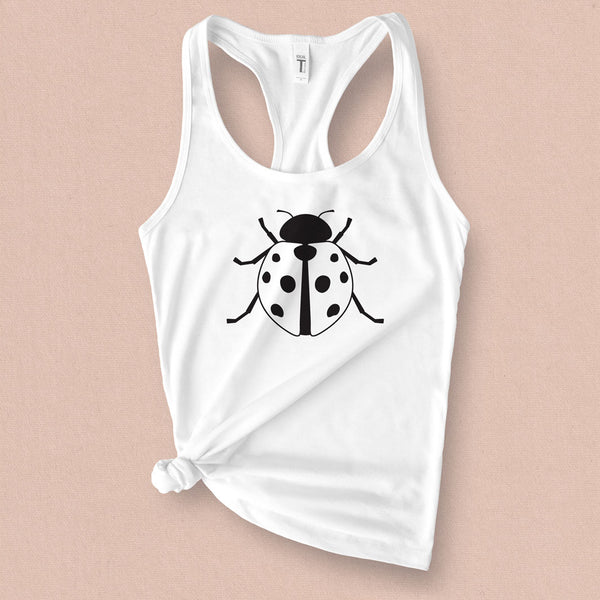 Ladybug Graphic Tank Top - MoxiCali