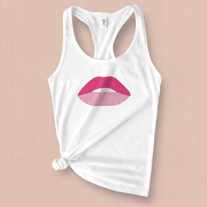 Lips Graphic Tank Top - MoxiCali