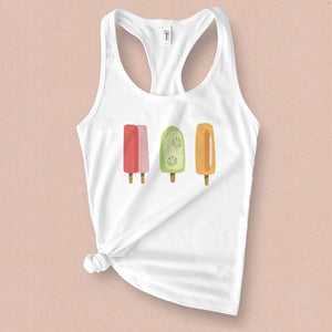 Retro Popsicle Graphic Tank Top - MoxiCali