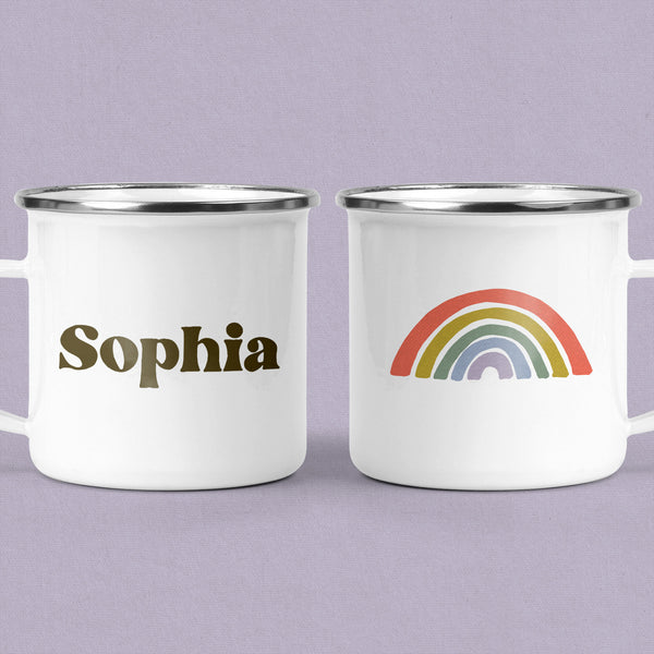 Retro Rainbow Camp Mug - MoxiCali