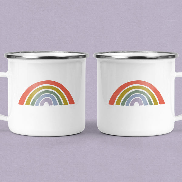 Retro Rainbow Camp Mug - MoxiCali