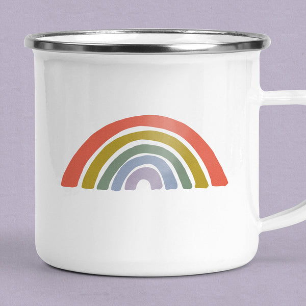 Retro Rainbow Camp Mug - MoxiCali