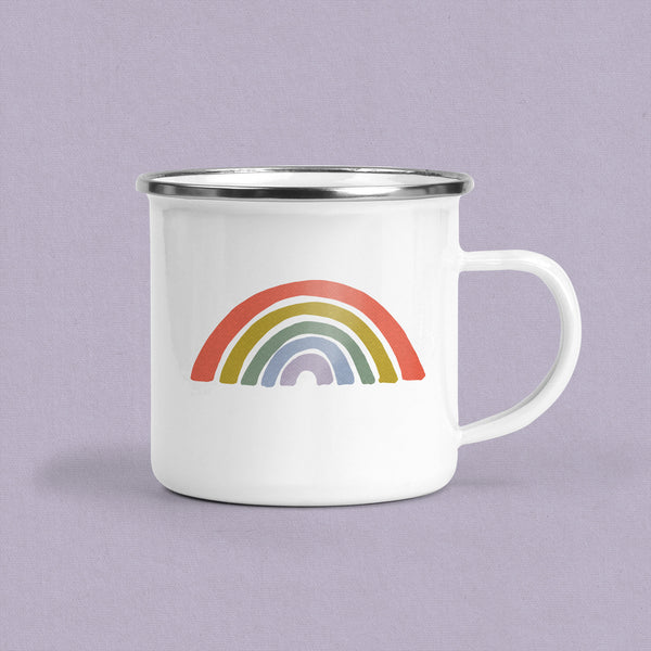 Retro Rainbow Camp Mug - MoxiCali
