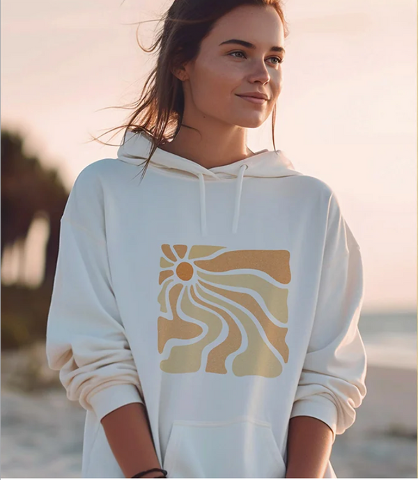 Barrel Wave Sunset Graphic Tank Top - MoxiCali