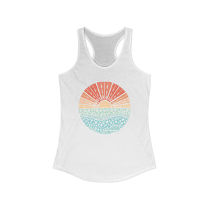 Tribal Flower Sunset Tank Top