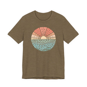 Tribal Flower Sunset Classic Tee