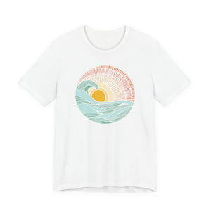 Barrel Wave Sunset Tee