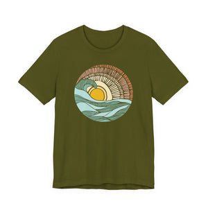 Barrel Wave Sunset Tee