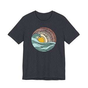 Barrel Wave Sunset Tee