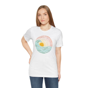 Barrel Wave Sunset Tee
