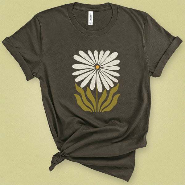 Modern Daisy Flower Classic Tee