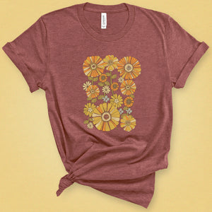 70's Retro Flower Classic Tee