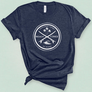 Happiness Comes In Waves Classic Tee