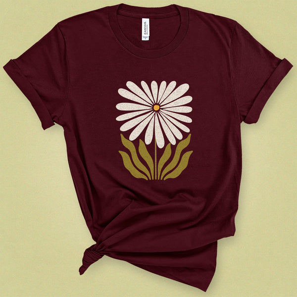 Modern Daisy Flower Classic Tee