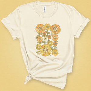 70's Retro Flower Classic Tee