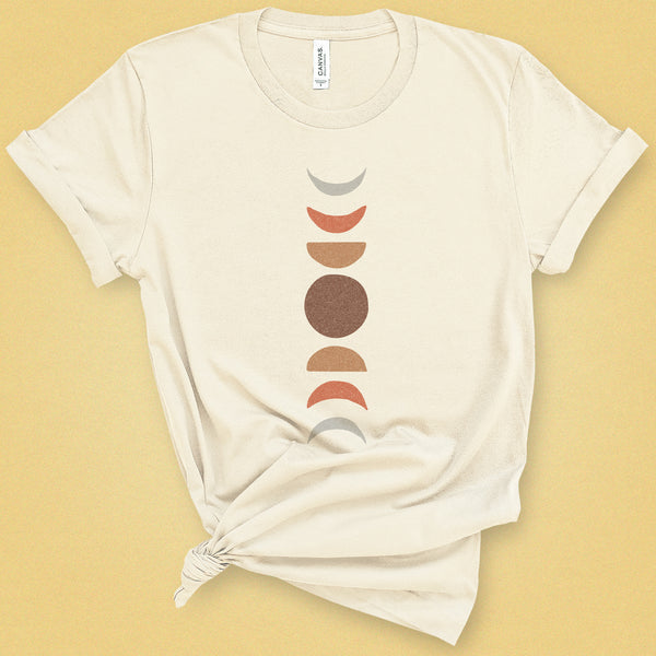 Terracotta Moon Phase Classic Tee