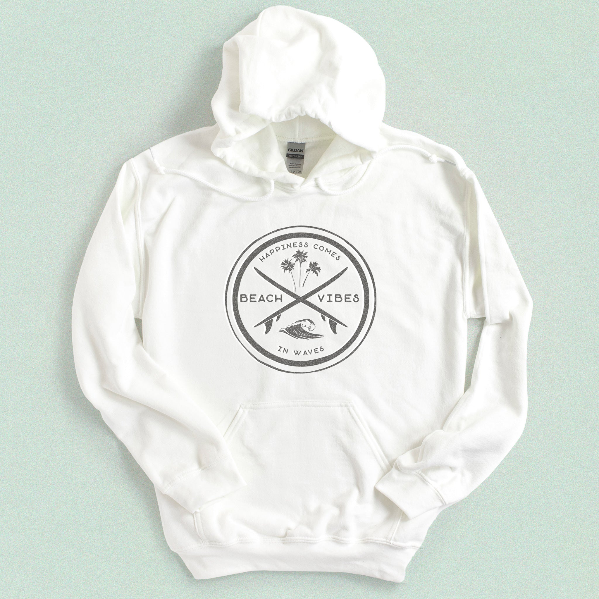 Shii　Happiness WHITE CROSS ZIP HOODIE - PARAGRAPH | 60% - Asian Fashion