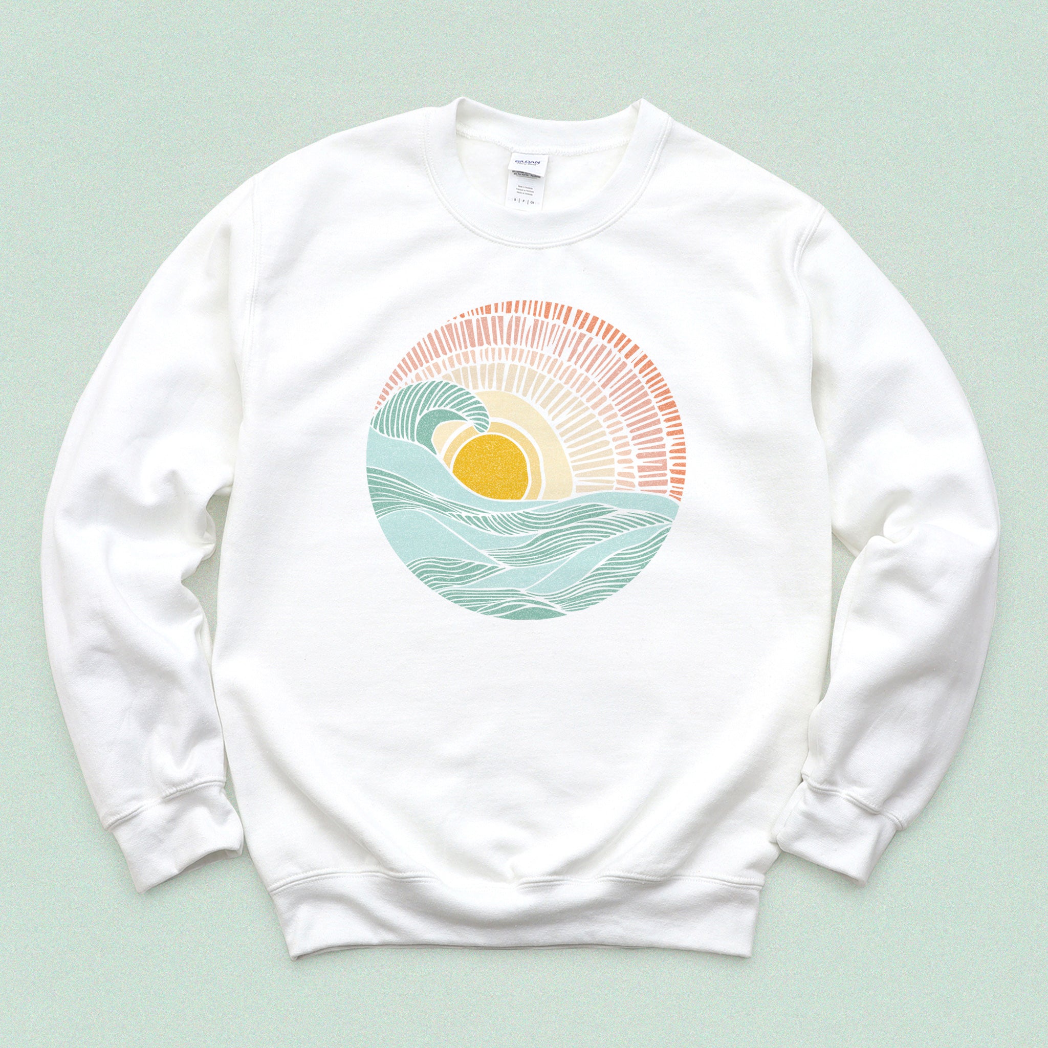 【GRAVER】22FW★ Drawing in the Sea Smile Sweatshirt Designer fashion, Seoul-fully created | W Concept
