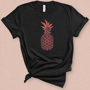 Pink Pineapple Graphic Tee - MoxiCali