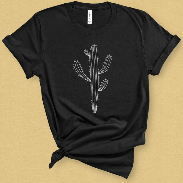 Cactus Graphic Tee Shirt - MoxiCali
