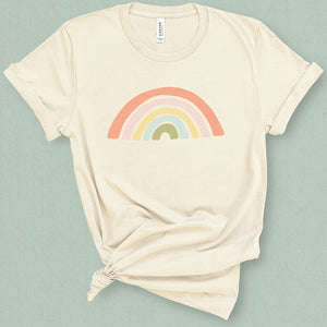 Pastel Rainbow Graphic Tee - MoxiCali