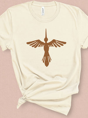 Boho Hummingbird Graphic Tee - MoxiCali