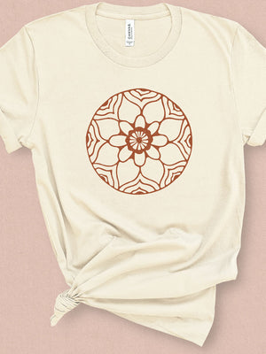 Boho Mandala Graphic Tee - MoxiCali
