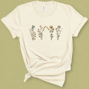 Wildflower Bunches Graphic Tee - MoxiCali