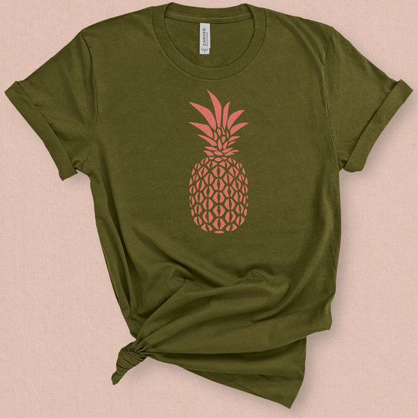 Pink Pineapple Graphic Tee - MoxiCali