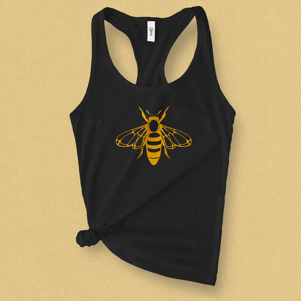 Honey Bee Graphic Tank Top - MoxiCali