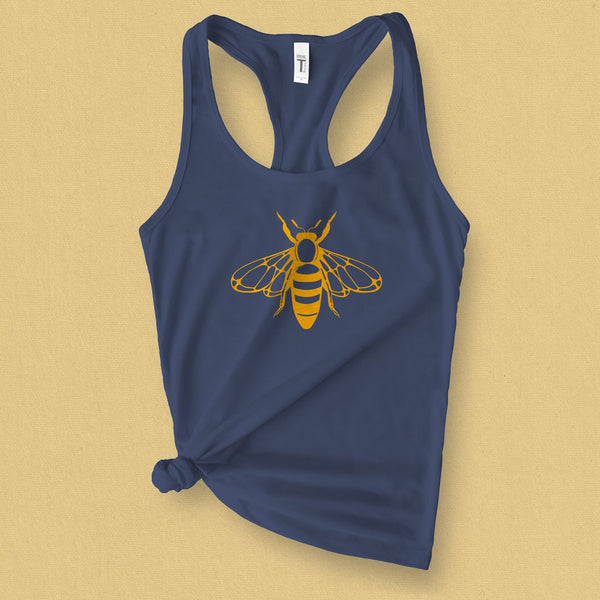 Honey Bee Graphic Tank Top - MoxiCali