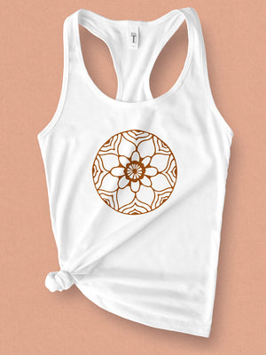 Boho Mandala Boho Graphic Tank Top - MoxiCali